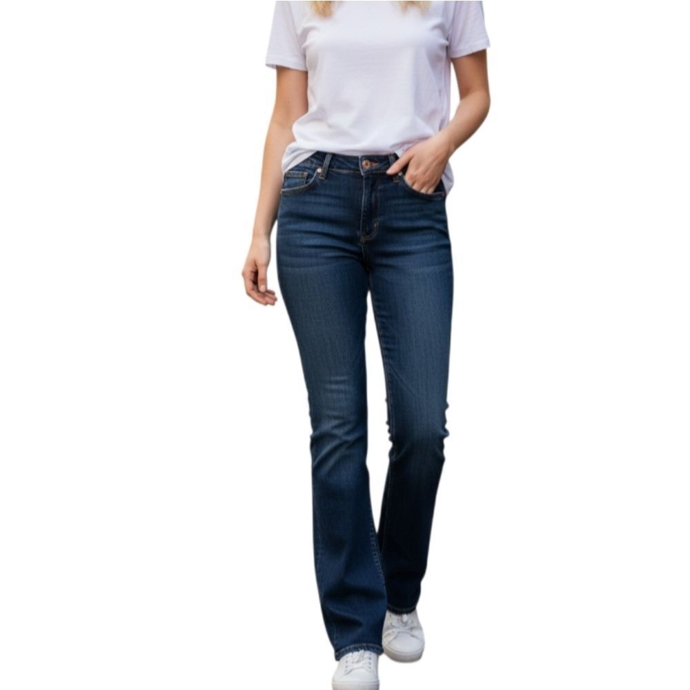 Lucky Brand Sweet N Low Dark Blue Low Cut Flare Jeans Sz.8/29